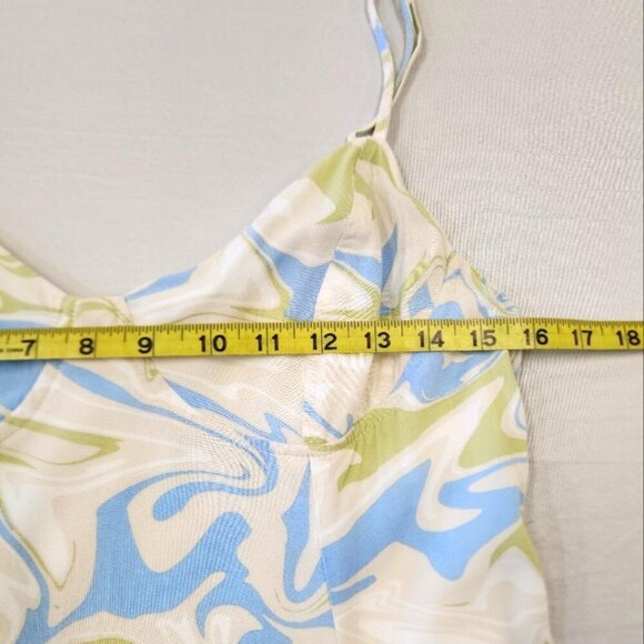 La Hearts PacSun Women's Sweatheart Swirl Print Dress Lined, Size MD - Picture 4 of 8